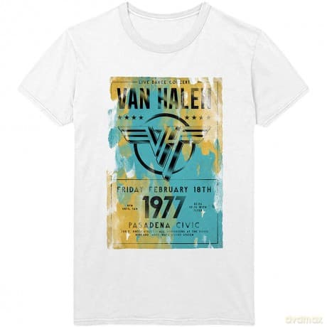 Van Halen: Unisex Tee: Pasadena '77 (XX-Large)