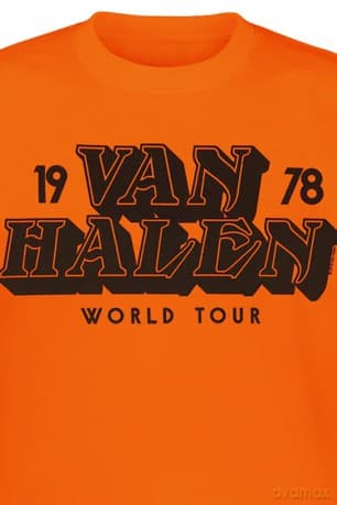Van Halen: Unisex Tee: World Tour '78 (Medium)