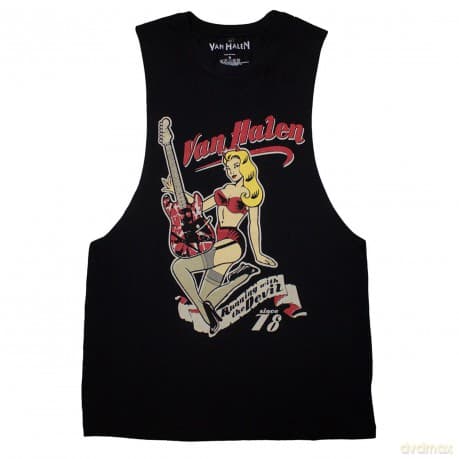Van Halen: Unisex Vest T-Shirt: Running With The Devil (Black) (Small)