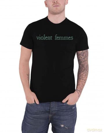 Violent Femmes: Unisex T-Shirt: Green Vintage Logo (Black) (Small)