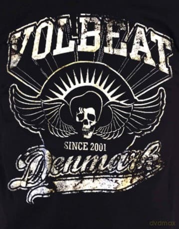 Volbeat: Men's Tee: Rise from Denmark (Medium)