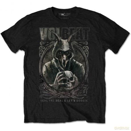 Volbeat: Mens Tee: Goat with Skull (Medium)
