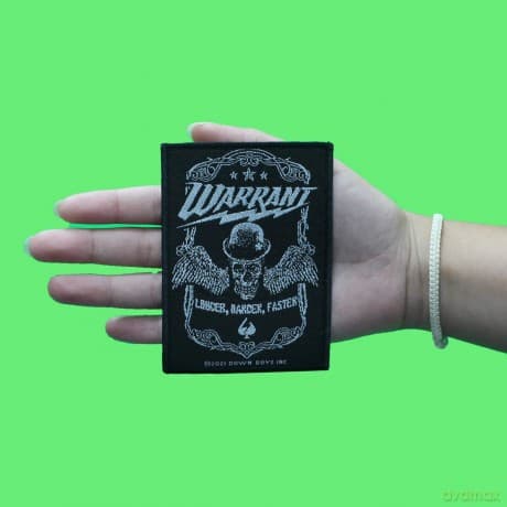 Warrant: Standard Patch: Louder Harder Faster