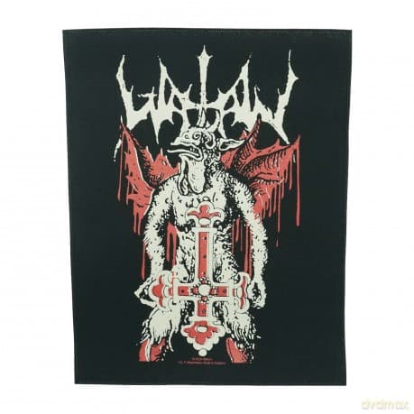 Watain: Back Patch: Inverted Cross