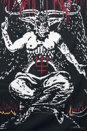 Watain: Textile Poster: Baphomet