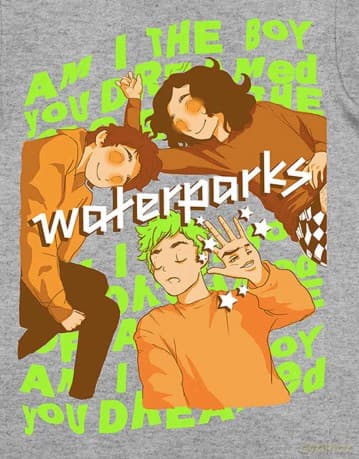 Waterparks: Unisex T-Shirt: Dreamboy (Grey) (X-Large)