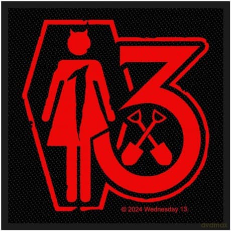 Wednesday 13: Standard Patch: Casket