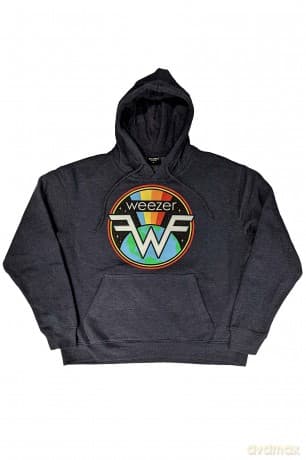 Weezer: Unisex Pullover Hoodie: Symbol Logo (Navy Blue) (Small)