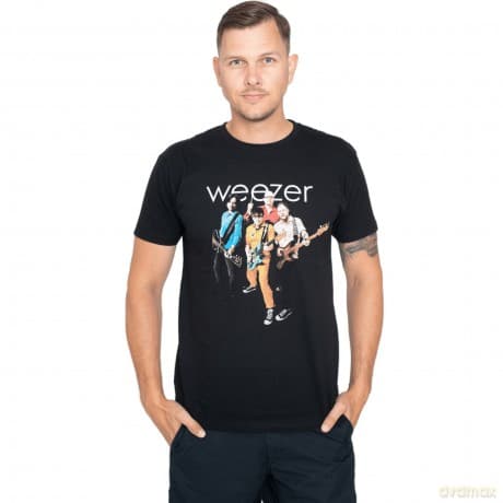 Weezer: Unisex T-Shirt: Band Photo (Black) (Small)