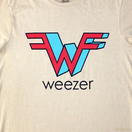 Weezer: Unisex T-Shirt: W (Sand) (Medium)