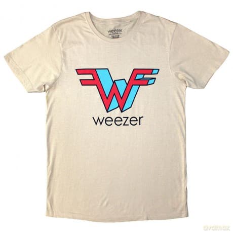 Weezer: Unisex T-Shirt: W (Sand) (Small)