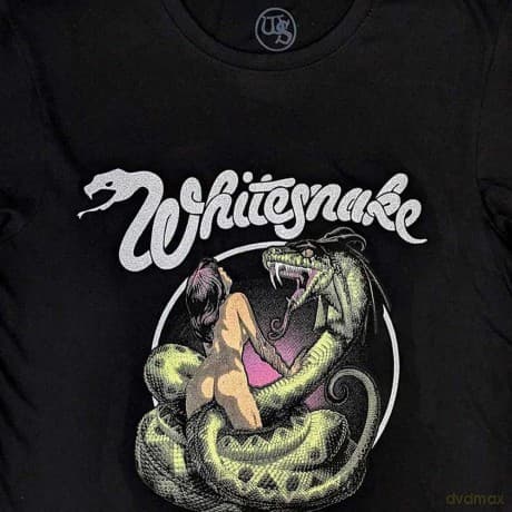 Whitesnake: Unisex T-Shirt: Love Hunter (Black) (Medium)