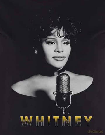 Whitney Houston: Ladies T-Shirt: Black & White Photo (Black) (X-Large)