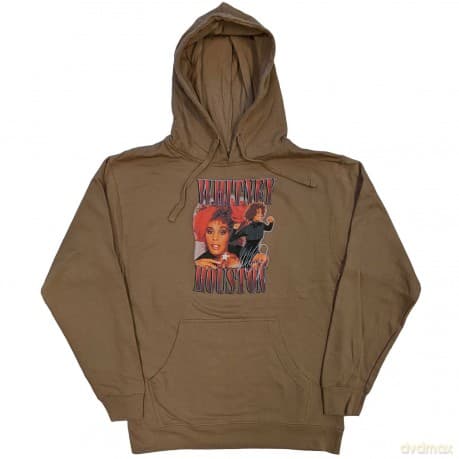 Whitney Houston: Unisex Pullover Hoodie: 90s Homage (Sand) (Small)