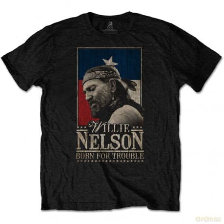 Willie Nelson: Unisex Tee: Born For Trouble (X-Large)