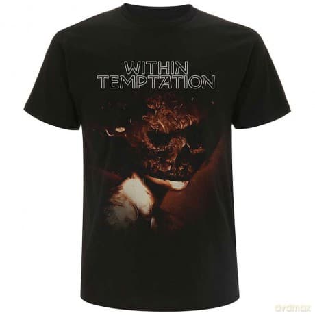 Within Temptation: Unisex T-Shirt: Bleed Out Single (Black) (Back Print) (Small)