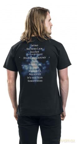 Within Temptation: Unisex T-Shirt: Silent Force Tracks (Black) (Back Print) (Small)