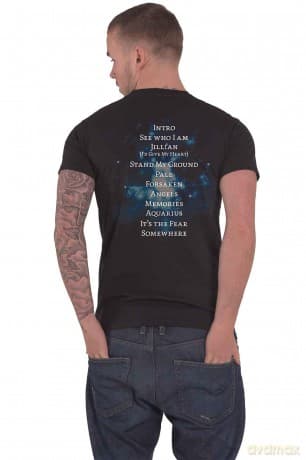 Within Temptation: Unisex T-Shirt: Silent Force Tracks (Black) (Back Print) (X-Large)