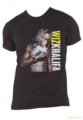 Wiz Khalifa: Unisex T-Shirt: Blazer (Black) (Large)