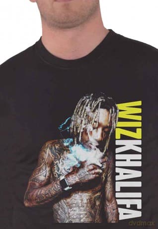 Wiz Khalifa: Unisex T-Shirt: Blazer (Black) (X-Large)