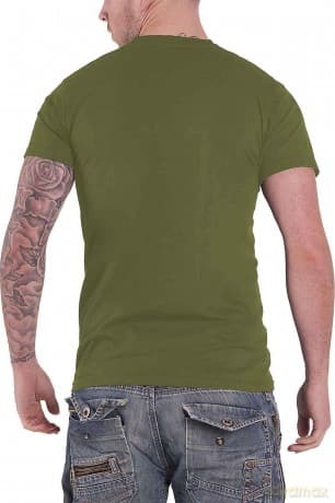 Woodstock: Unisex T-Shirt: Flag (Military Green) (Large)