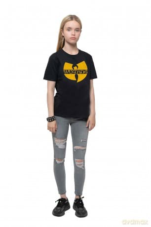 Wu-Tang Clan: Kids T-Shirt: Logo (Black) (7-8 Years)
