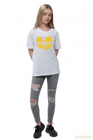 Wu-Tang Clan: Kids T-Shirt: Logo (White) (13-14 Years)