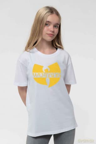 Wu-Tang Clan: Kids T-Shirt: Logo (White) (5-6 Years)