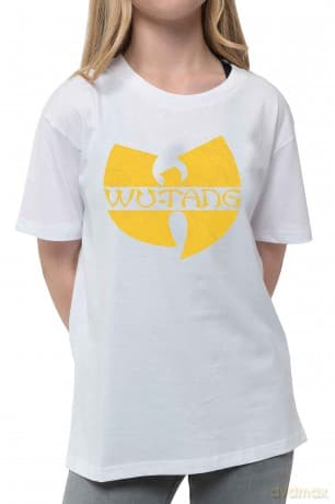Wu-Tang Clan: Kids T-Shirt: Logo (White) (7-8 Years)