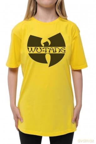 Wu-Tang Clan: Kids T-Shirt: Logo (Yellow) (11-12 Years)