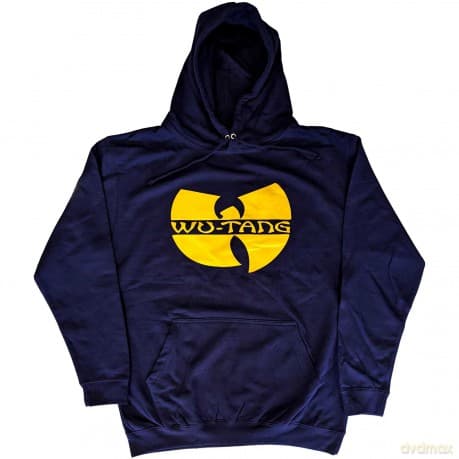 Wu-Tang Clan: Unisex Pullover Hoodie: Logo (Navy Blue) (Small)