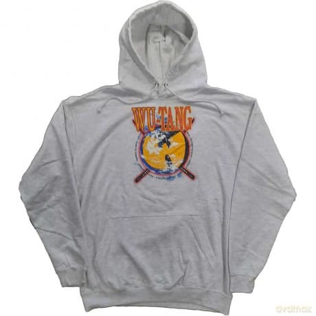 Wu-Tang Clan: Unisex Pullover Hoodie: Protect Ya Neck (Grey) (Medium)