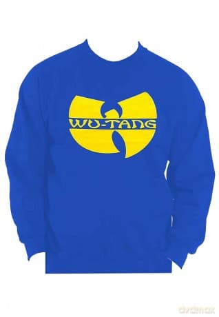 Wu-Tang Clan: Unisex Sweatshirt: Logo (Blue) (Large)