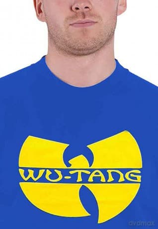 Wu-Tang Clan: Unisex Sweatshirt: Logo (Blue) (Small)