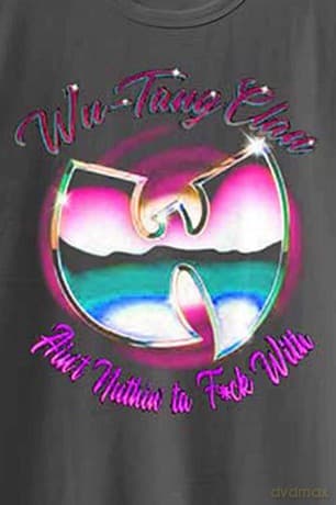 Wu-Tang Clan: Unisex T-Shirt: Aint't Nuthing Ta F' Wit (Black) (X-Large)