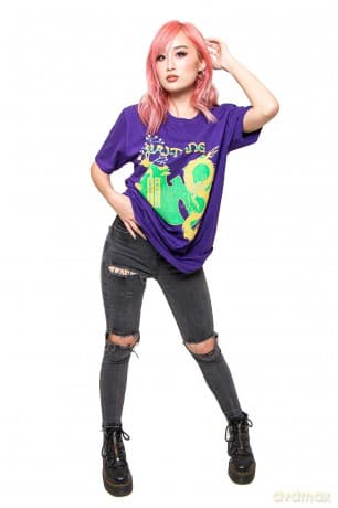 Wu-Tang Clan: Unisex T-Shirt: Dragon Bonsai (Purple) (Medium)