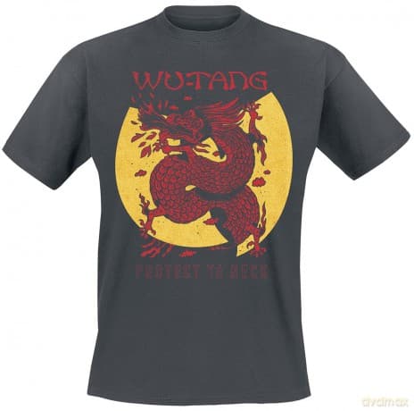 Wu-Tang Clan: Unisex T-Shirt: Inferno (Charcoal Grey) (Medium)