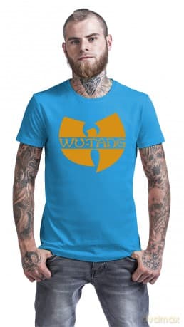 Wu-Tang Clan: Unisex T-Shirt: Logo (Blue) (Medium)