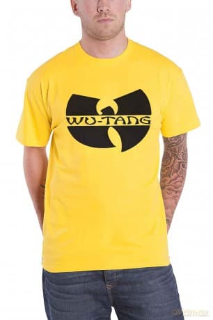 Wu-Tang Clan: Unisex T-Shirt: Logo (Yellow) (Large)