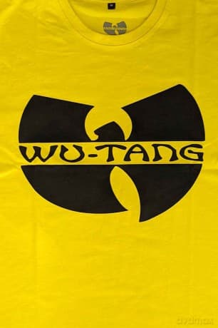 Wu-Tang Clan: Unisex T-Shirt: Logo (Yellow) (Medium)