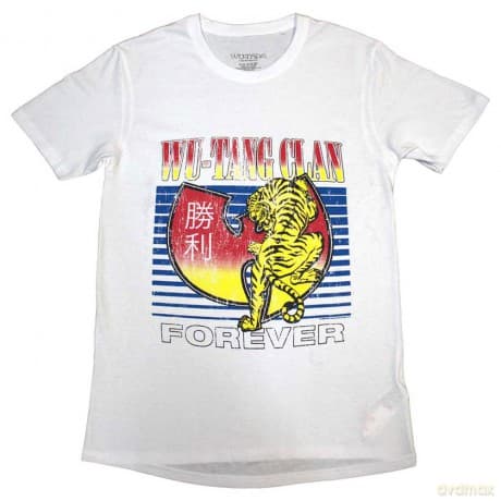 Wu-Tang Clan: Unisex T-Shirt: Tiger (White) (Small)