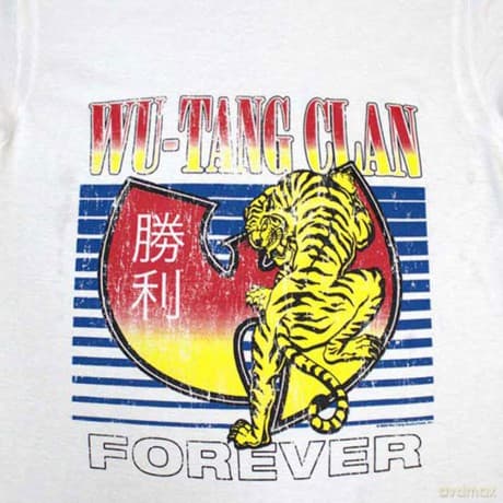 Wu-Tang Clan: Unisex T-Shirt: Tiger (White) (Small)