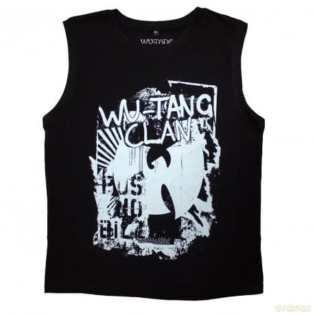 Wu-Tang Clan: Unisex Tank T-Shirt: Graffiti (Black) (Small)
