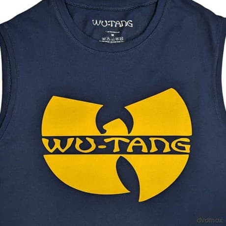 Wu-Tang Clan: Unisex Tank T-Shirt: Logo (Navy Blue) (X-Large)