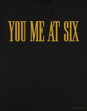 You Me At Six: Unisex T-Shirt: Yellow Text (Black) (Large)