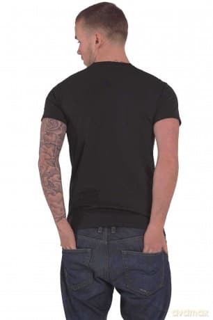 You Me At Six: Unisex T-Shirt: Yellow Text (Black) (X-Large)