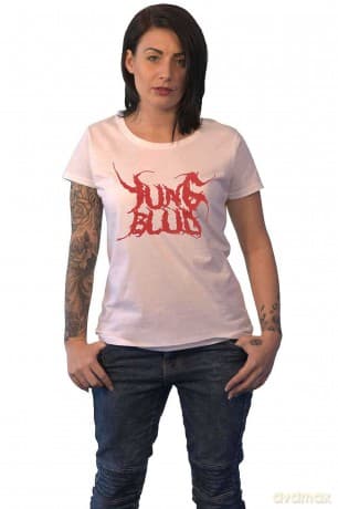 Yungblud: Ladies T-Shirt: DEADHAPPY (White) (Back Print) (Small)