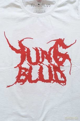 Yungblud: Ladies T-Shirt: DEADHAPPY (White) (Back Print) (Small)