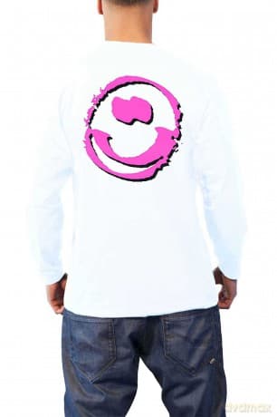 Yungblud: Unisex Long Sleeve T-Shirt: Punker (White) (Back & Sleeve Print) (Small)