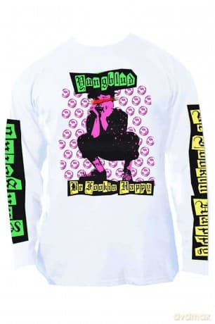 Yungblud: Unisex Long Sleeve T-Shirt: Punker (White) (Back & Sleeve Print) (Small)